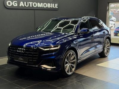 Gebraucht Audi Q8 S-Line 340 PS (250 kW) 2022 Navarrablau SUV