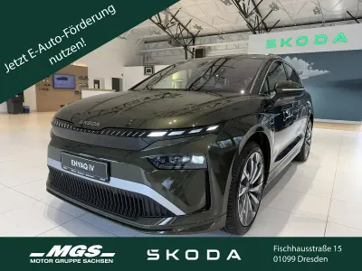 Neu Skoda Enyaq iV LAURIN & KLEMENT 210 kW (286 PS) 2025 Olibogrün metallic SUV
