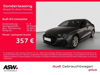 Brugt Audi A3 S-Line 150 HK (110 kW) 2025 Grå Sedan