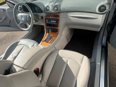 Brugt Mercedes CLK240 170 HK (125 kW) 2003 Sølv Coupe