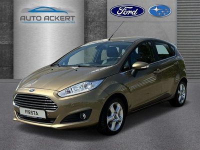 gebraucht Ford Fiesta Titanium 1.0 EcoBoost Winterpaket Klimaanlage Lederausstattung Parksensor hinten