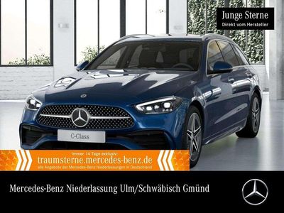 Spektralblau Gebraucht 2022 Mercedes C300e AMG Kombi | 37.990 € (Etwas zu teuer)