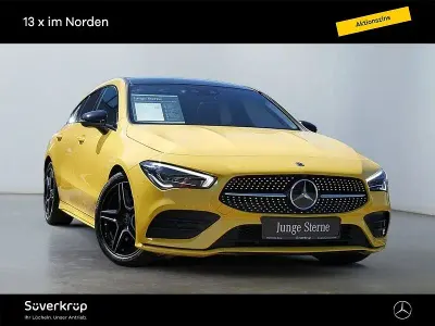 Gebraucht Mercedes CLA220 Shooting Brake Premium 190 PS (139 kW) 2019 Gelb Kombi