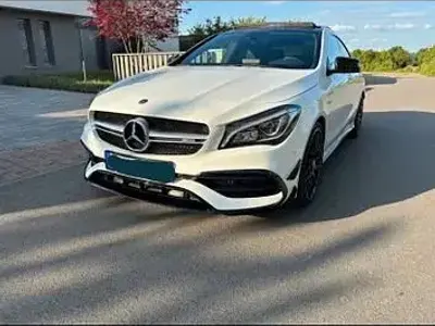 Gebraucht Mercedes CLA45 AMG AMG 381 PS (280 kW) 2018 Weiß Coupé