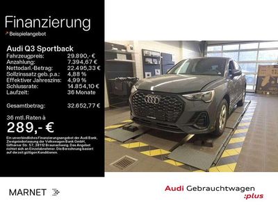 Gebraucht Audi Q3 245 PS (180 kW) 2021 Nanograu metallic SUV