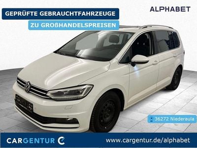 Gebraucht VW Touran Highline 150 PS (110 kW) 2021 Pure white Van / Kleinbus