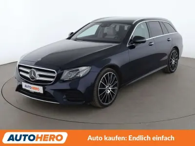 Gebraucht Mercedes E400 AMG line 340 PS (250 kW) 2019 Cavansitblau Kombi