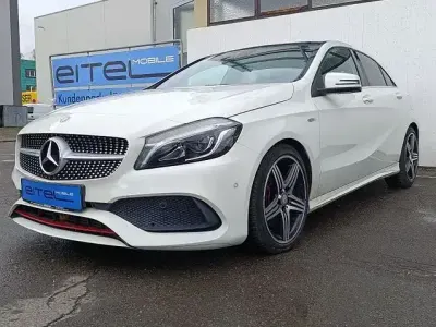 Usata Mercedes A250 AMG line 218 CV (160 kW) 2015 Bianco Berlina