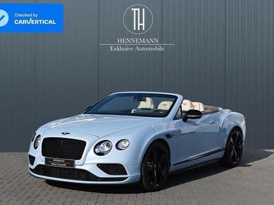 Gebraucht Bentley Continental GT Convertible Mulliner 528 PS (388 kW) 2015 Sonderlackierung jetstream Cabrio