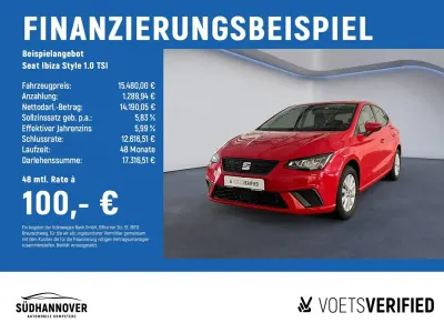 Gebraucht Seat Ibiza Style 116 PS (85 kW) 2024 Rot Kleinwagen