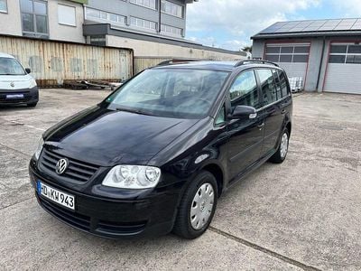 Gebraucht VW Touran Highline 101 PS (74 kW) 2004 Schwarz Van / Kleinbus