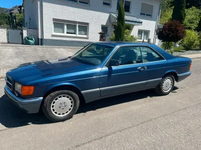 Gebraucht Mercedes 420 225 PS (165 kW) 1991 Blau Coupé