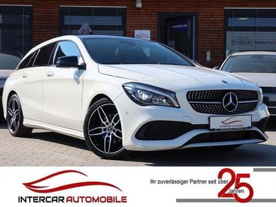 Gebraucht Mercedes CLA200 Shooting Brake AMG line 156 PS (114 kW) 2017 Calcitweiss  unilack Kombi