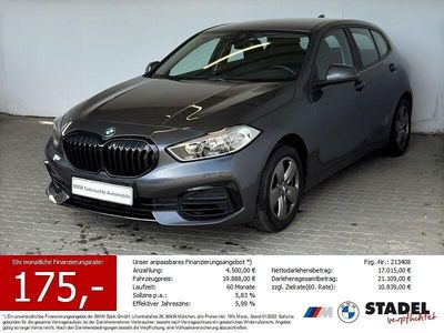 Usata BMW 118 Advantage 140 CV (102 kW) 2020 Grigio Utilitaria