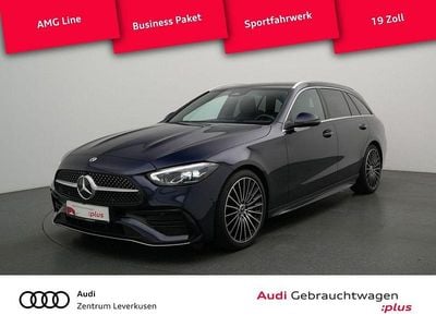 Usata Mercedes C300 AMG line 286 CV (210 kW) 2022 Blu Station wagon