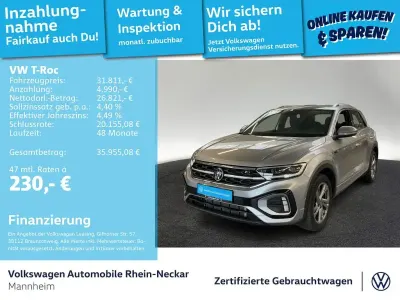 Used VW T-Roc R-line 190 HP (139 kW) 2024 Silver SUV