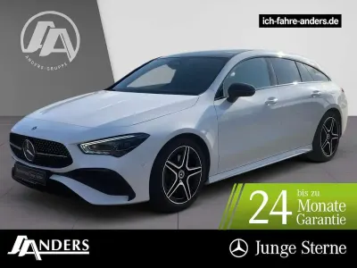 Brugt Mercedes CLA200 Shooting Brake AMG 163 HK (119 kW) 2024 Hvid Stationcar
