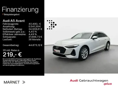Gebraucht Audi A5 Ambiente 204 PS (150 kW) 2025 Gletscherweiß metallic Kombi