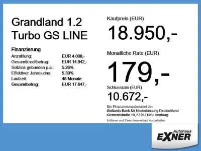 Gebraucht Opel Grandland X GS Line 131 PS (96 kW) 2023 Kontrast grau SUV