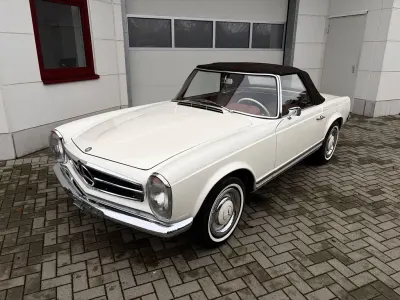 Gebraucht Mercedes 230 150 PS (110 kW) 1965 Weiß Cabrio