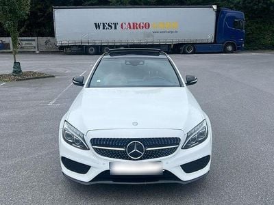 Usata Mercedes C250 AMG line 204 CV (150 kW) 2014 Bianco Berlina