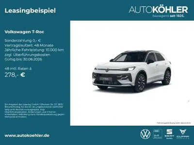 Neu VW T-Roc Life 150 PS (110 kW) 2026 Weiß SUV