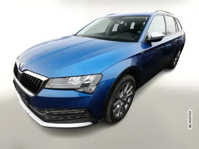 Gebraucht Skoda Superb 200 PS (147 kW) 2021 Blau metallic Kombi