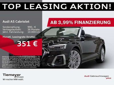 gebraucht Audi A5 Cabriolet 40 TFSI S-Tronic S LINE LEDER NAVI VIRTUAL CONNECT LM18 PDC SITZHZ