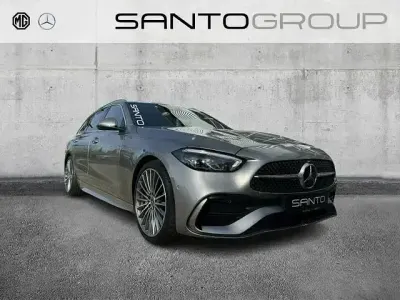 Gebraucht Mercedes C220 AMG line 205 PS (150 kW) 2023 Silber Kombi