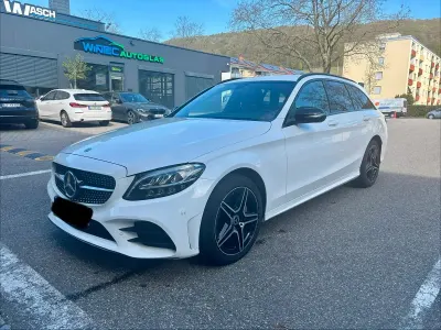 Gebraucht Mercedes C200 AMG 184 PS (135 kW) 2019 Weiß Kombi