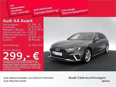 Gebraucht Audi A4 S-Line 163 PS (119 kW) 2023 Daytonagrau perleffekt Kombi