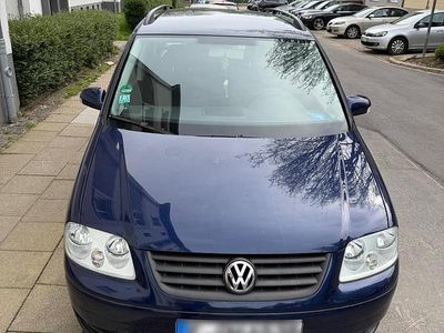 Gebraucht VW Touran Goal 105 PS (77 kW) 2006 Blau Van / Kleinbus
