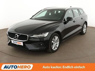 Brugt Volvo V60 Momentum 150 HK (110 kW) 2018 Sort Stationcar