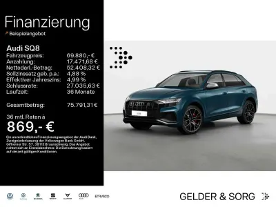 Second-hand Audi SQ8 Sport 435 CP (319 kW) 2020 Albastru SUV