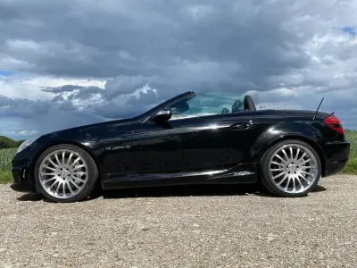 Gebraucht Mercedes SLK55 AMG AMG 360 PS (264 kW) 2006 Schwarz Cabrio