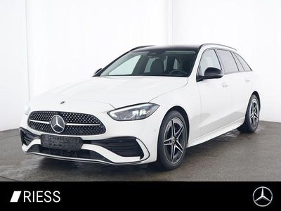 Gebraucht Mercedes C220 AMG 197 PS (144 kW) 2025 Unilack polarweiß Kombi