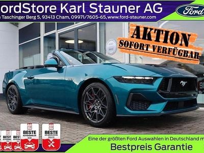 Neu Ford Mustang GT Convertible 446 PS (328 kW) 2026 Adriatic bluegreen metallic Cabrio