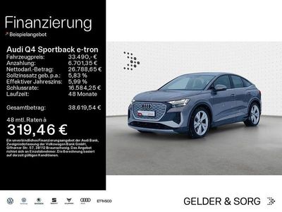 Taifungrau metallic Gebraucht 2022 Audi Q4 Sportback e-tron S-Line SUV | 33.490 € (Fairer Preis)