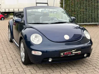 Gebraucht VW New Beetle Cabriolet Highline 102 PS (75 kW) 2004 Blau Cabrio