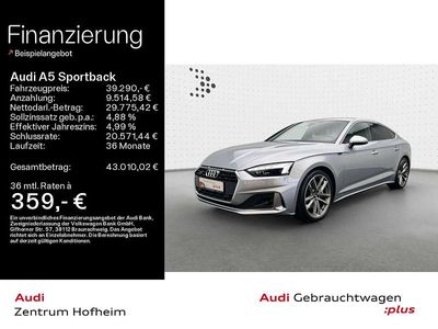 Gebraucht Audi A5 Advanced 265 PS (194 kW) 2023 Florettsilber metallic Coupé