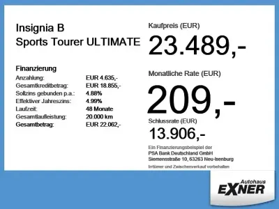 Brugt Opel Insignia Ultimate 174 HK (127 kW) 2022 Sort Stationcar