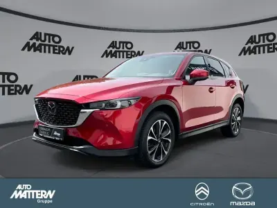 Gebraucht Mazda CX-5 Sports-Line 194 PS (142 kW) 2022 Soul red crystal  46v SUV
