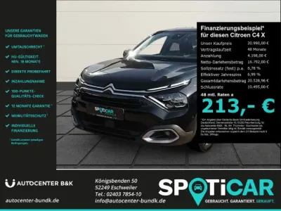 Gebraucht Citroën C4 X PureTech 131 PS (96 kW) 2024 Schwarz SUV