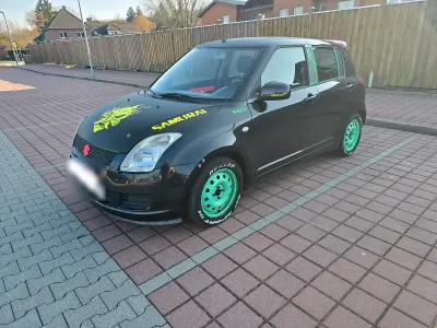 Brugt Suzuki Swift 92 HK (67 kW) 2008 Sort Hatchback