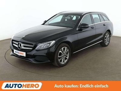 Usata Mercedes C220 Avantgarde 170 CV (125 kW) 2017 Nero Station wagon
