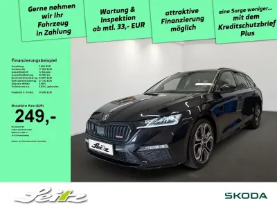 Gebraucht Skoda Octavia RS 200 PS (147 kW) 2024 Schwarzmagic perleffekt Kombi