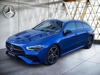 Metalliclack spektralblau Gebraucht 2025 Mercedes CLA200 Shooting Brake AMG Kombi | 34.690 € (Fairer Preis)