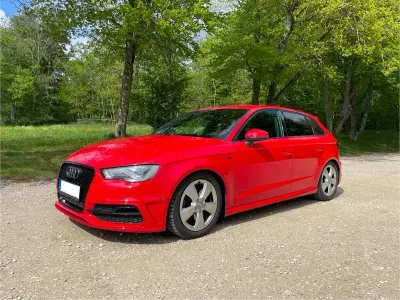 Gebraucht Audi A3 S-Line 180 PS (132 kW) 2015 Rot Limousine