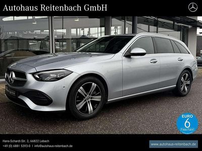 Lack hightechsilber Gebraucht 2024 Mercedes C220 Avantgarde Kombi | 37.999 € (Fairer Preis)
