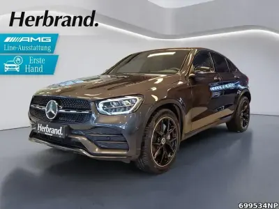 Brugt Mercedes GLC400d AMG 330 HK (242 kW) 2023 Grå Coupe